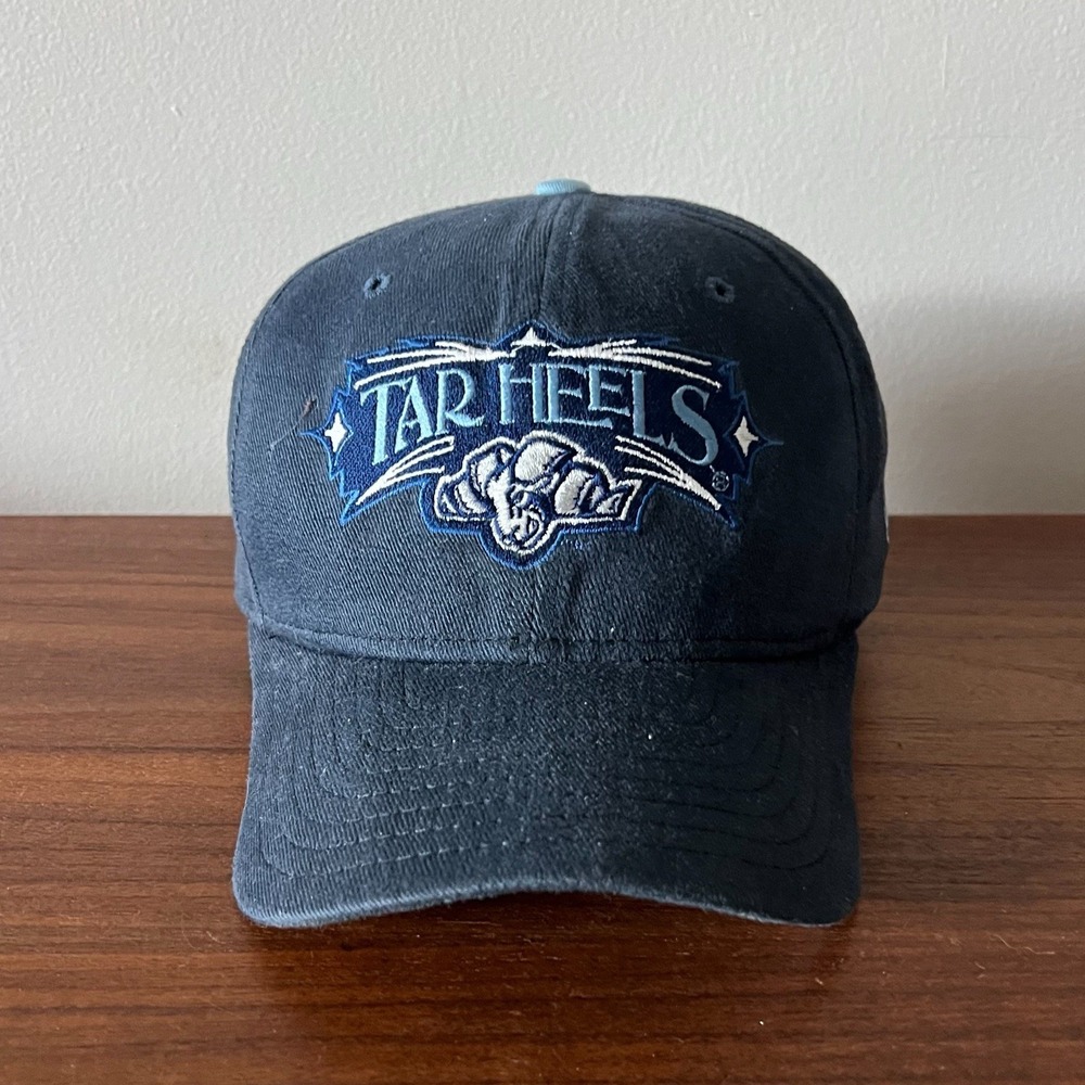 Vintage North Carolina Tar Heels Snapback Hat‎ New Era Low Profile 90s USA Made